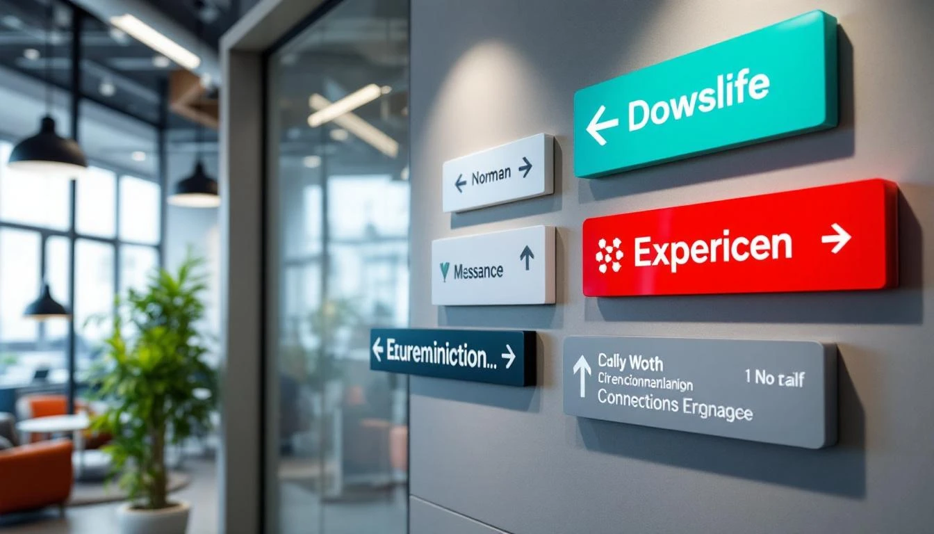 Les tendances actuelles en signalétique personnalisée pour les entreprises